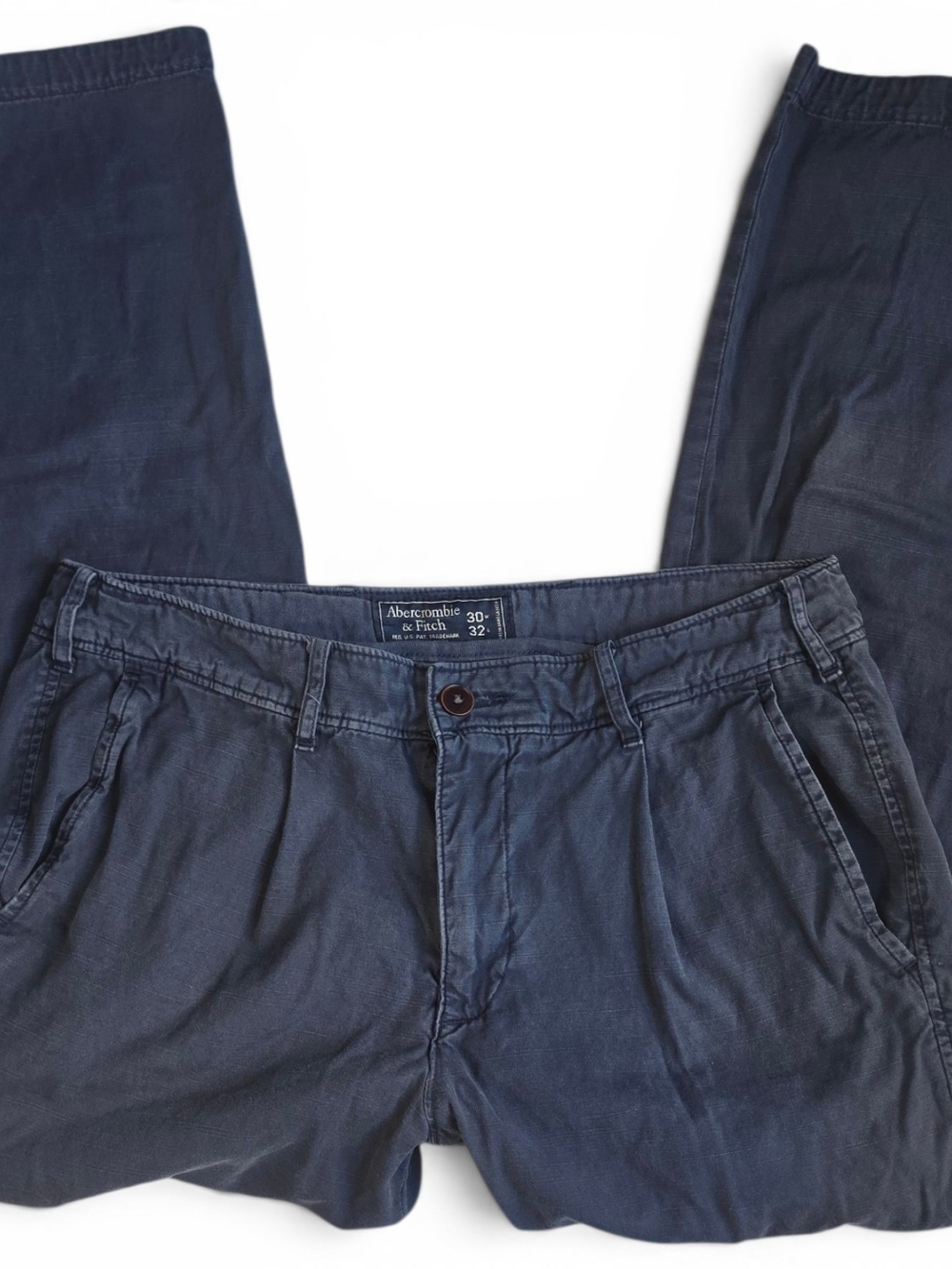 Abercrombie & Fitch Navy Blue Chino Pants